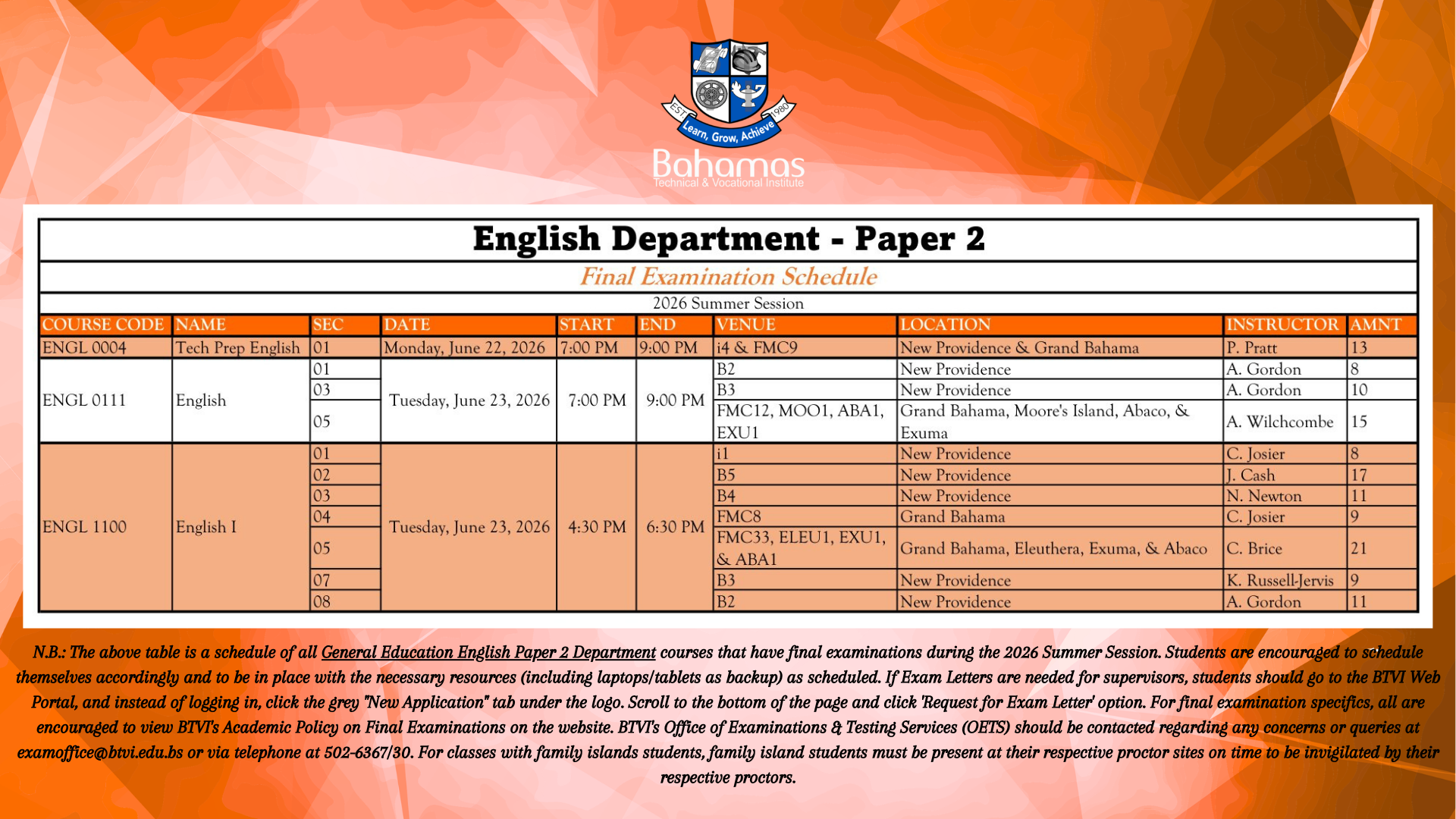 English  2